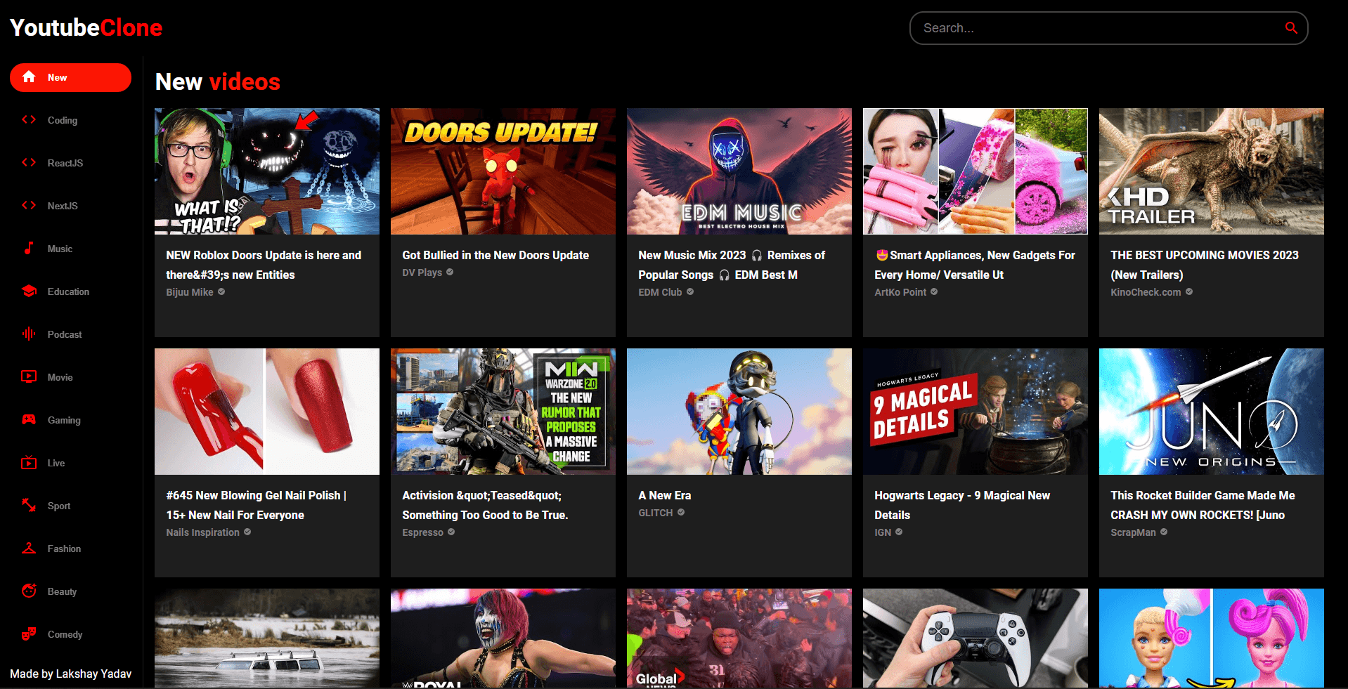 Youtube Clone